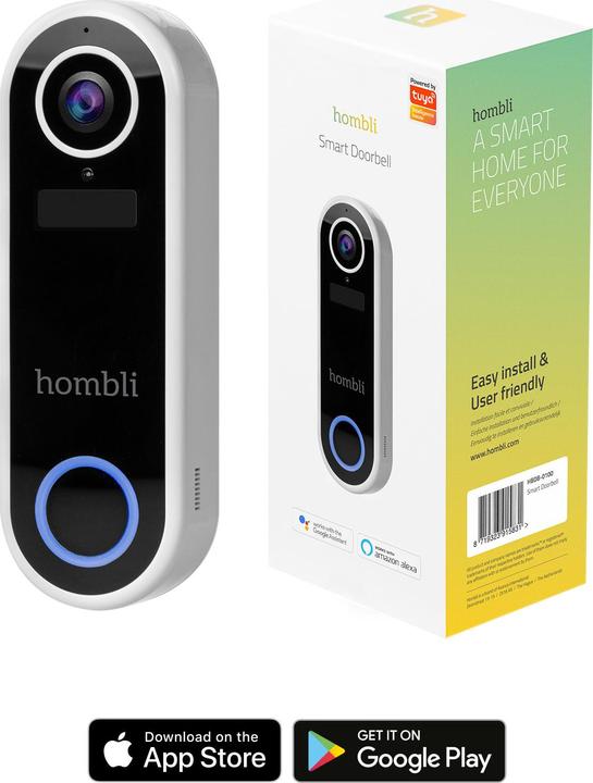 Actual product image Hombli smart doorbell (Wi-Fi)
