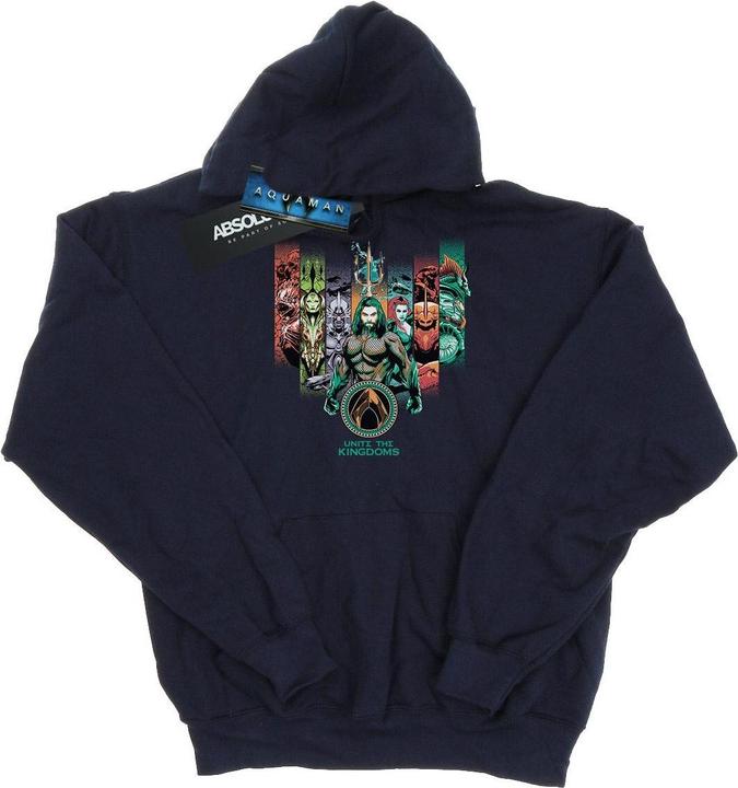 Immagine prodotto Aquaman Unite The Kingdoms Felpa con Cappuccio Ragazzi (128)