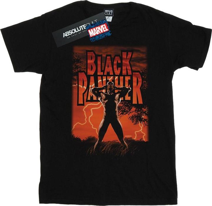 Immagine prodotto Black Panther Wakanda Lightning Maglietta Uomo (L)