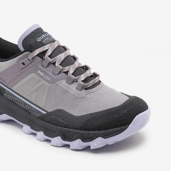 Quechua Wanderschuhe Damen wasserdicht - MH500 Light grau (37)