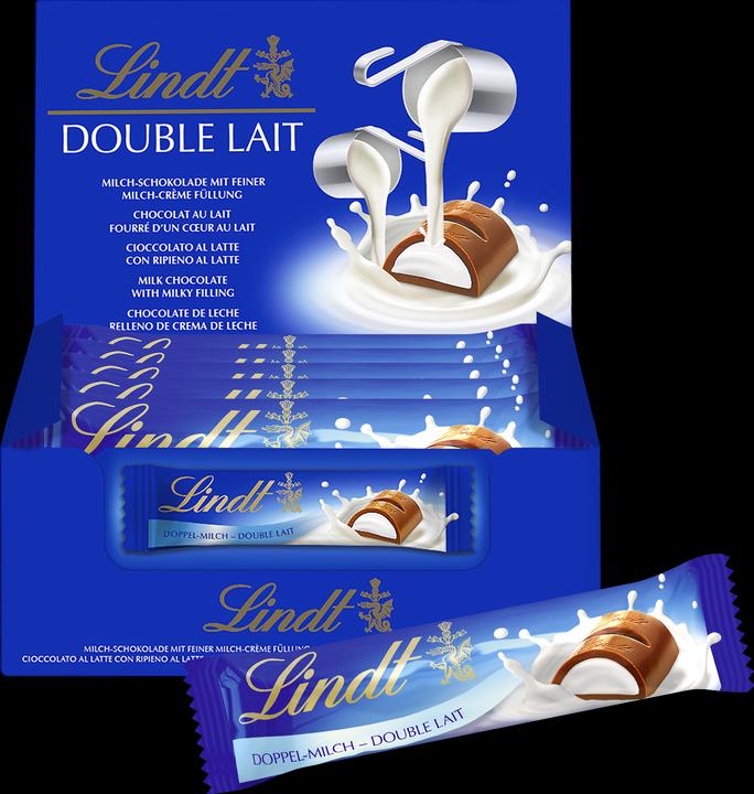 Actual product image Lindt Double milk chocolate bar (684 g)