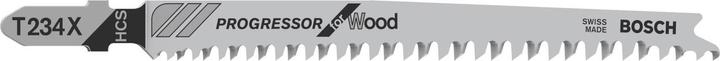 Bosch Professional Zubehör Stichsägeblatt T 234 X Progressor for Wood, 3er-Pack