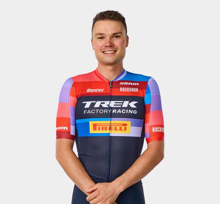 Santini Trek Factory Racing Men’s Team Replica Radtrikot (XXL)