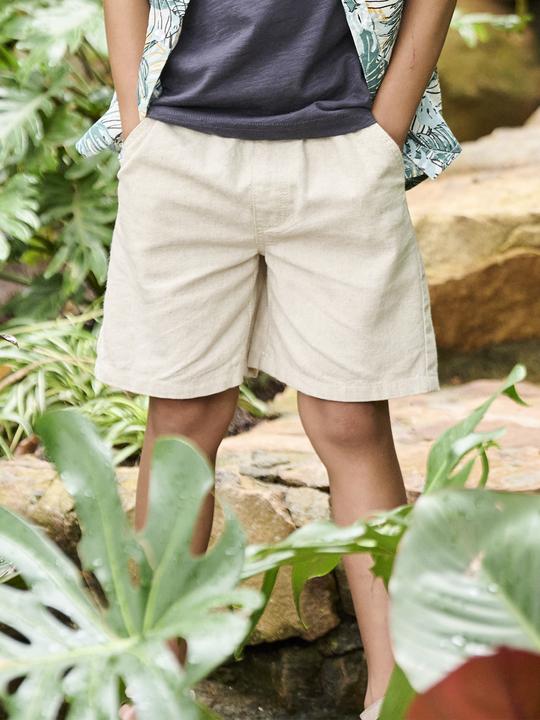 Produktbild Vertbaudet Jungen Shorts, Leinen-Mix (86)