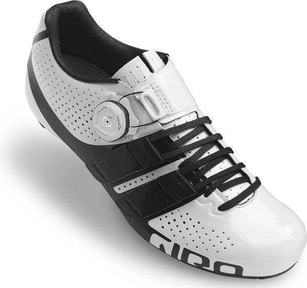 Actual product image Giro Women's Factress Techlace Road Cycling Shoes-Road Bike, Multicoloured (White/Black 000), 37.5 EU (38)