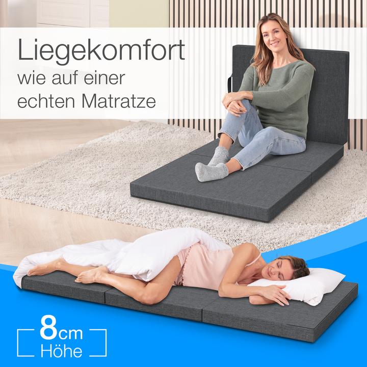 Image du produit Bestschlaf Gästematratze, 75x200x8 cm (75 x 200 cm, Noyau de mousse)