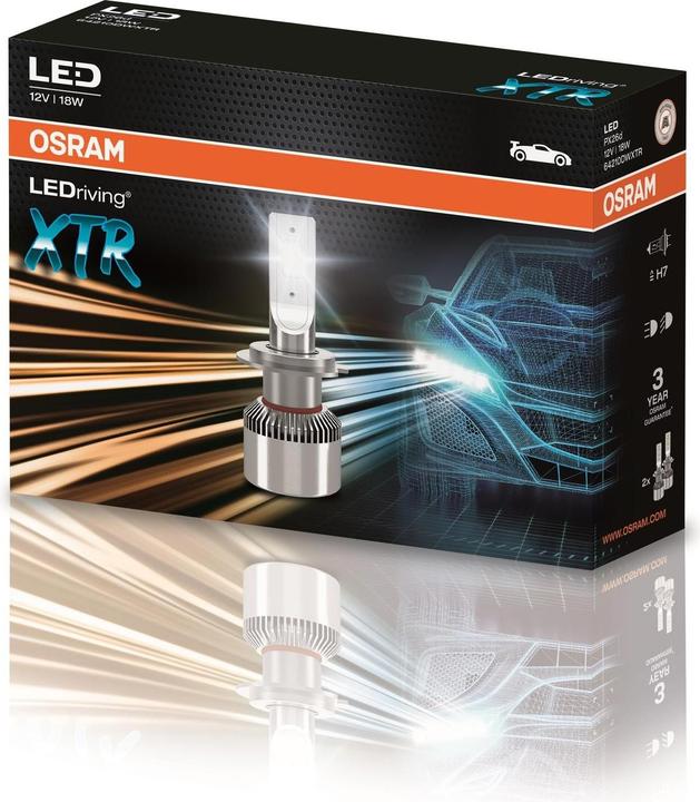 Actual product image Osram LEDriving XTR (H7)