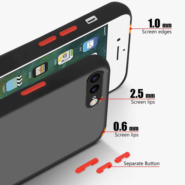 Immagine prodotto Cadorabo Custodia per Apple iPhone 7 PLUS / 7S PLUS / 8 PLUS Hybrid Matt (Apple iPhone 7 Plus, Apple iPhone 7s Plus)