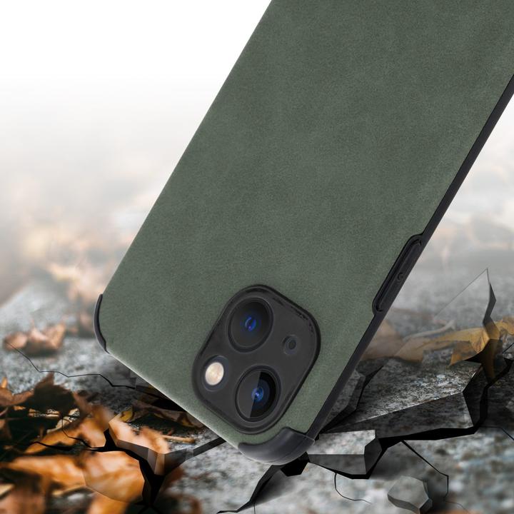 Produktbild Cadorabo Hülle für Apple iPhone 13 im TPU Matt Leder LM161 Style (Apple iPhone 13)