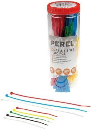 Actual product image Velleman NYLON CABLE BINDING SET - VARIOUS COLOURS (300 pcs.) (300 pcs.)