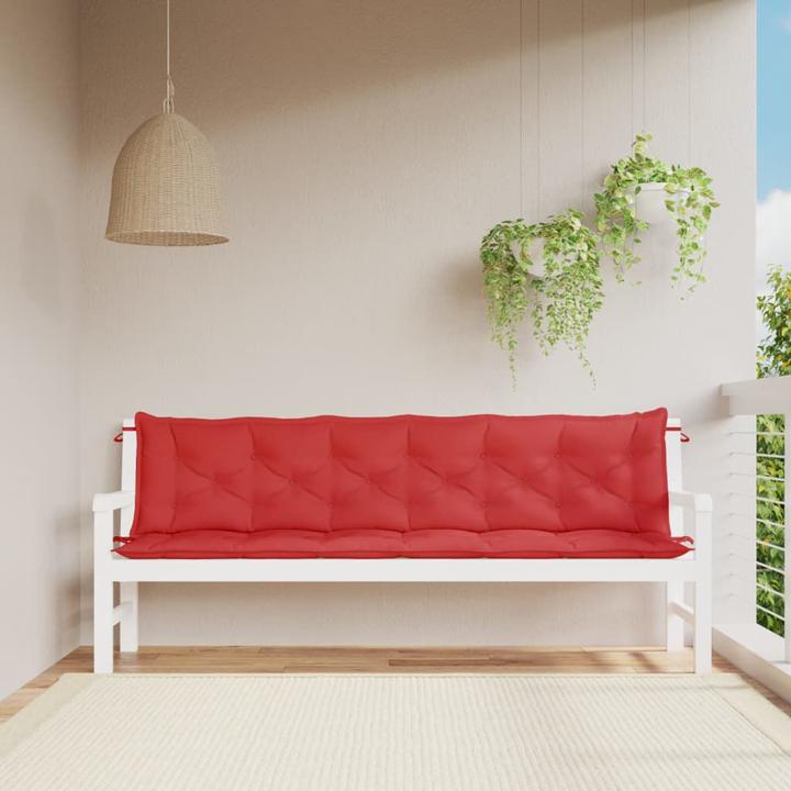 Produktbild VidaXL Gartenbank-Auflagen 2 Stk. O x ford-Gewebe (200 x 50 x 7 cm)