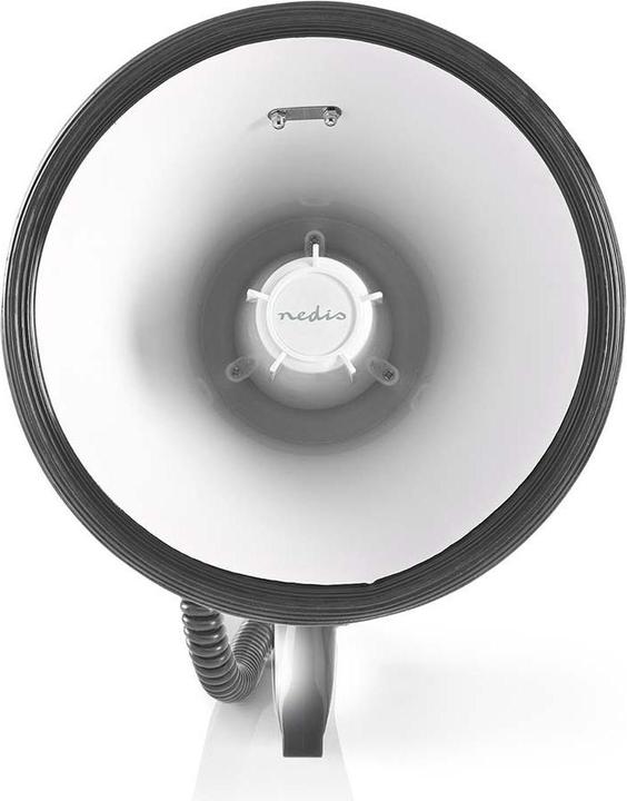 Immagine prodotto Nedis Megafono | Portata massima: 1500 m | Controllo volume massimo: 135 dB | Microfono staccabile (Megafono)