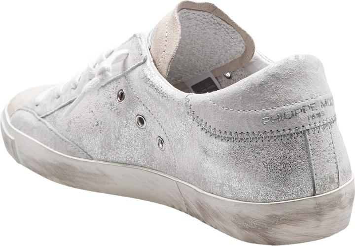 Produktbild Philippe Model sneakers prsx low in laminated leather silver (40)