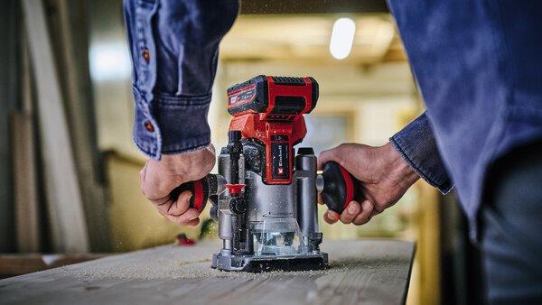 Productafbeelding Einhell TP-RO 18 Set Li BL - Solo accuboormachine / kantenfrees