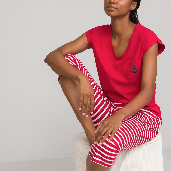 Produktbild La Redoute Collections Kurzer Pyjama aus Baumwoll-Jersey (W36/L38)