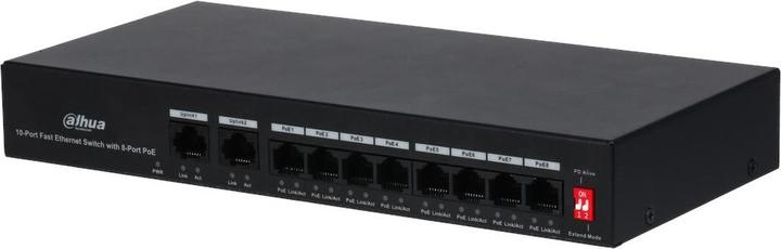 Actual product image Dahua PoE DH-PFS3010-8ET-65 network switch Fast Ethernet (10/100) Power over Ethernet (10 Ports)
