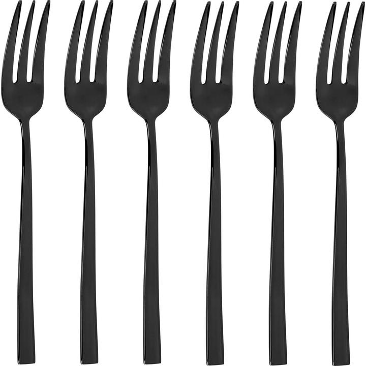 Immagine prodotto Sambonet Forchetta da torta Rock 6 pezzi, Nero (6 Pezzo/i, Forcone)