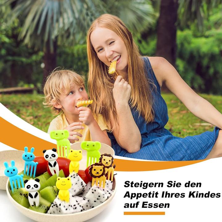 Actual product image Cbx Mini Fruit Forks 30 Piece Animals (30 x)