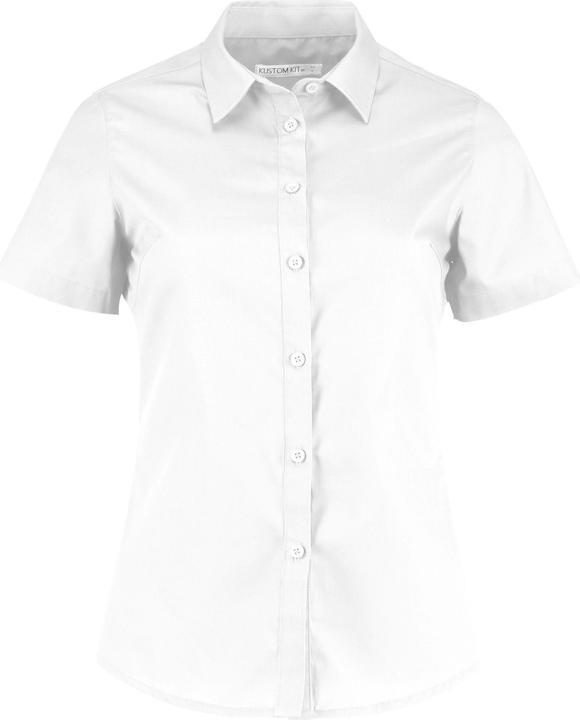 Actual product image Kustom Kit Short Sleeve Poplin Blouse (54 D)
