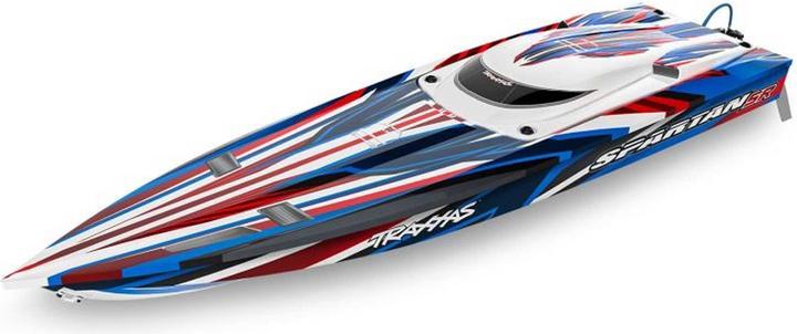 Immagine prodotto Traxxas BOAT SPARTAN SR 1037mm 1:10 EP RTR RED TQi 2.4GHz SENZA caricatore e SENZA batteria
