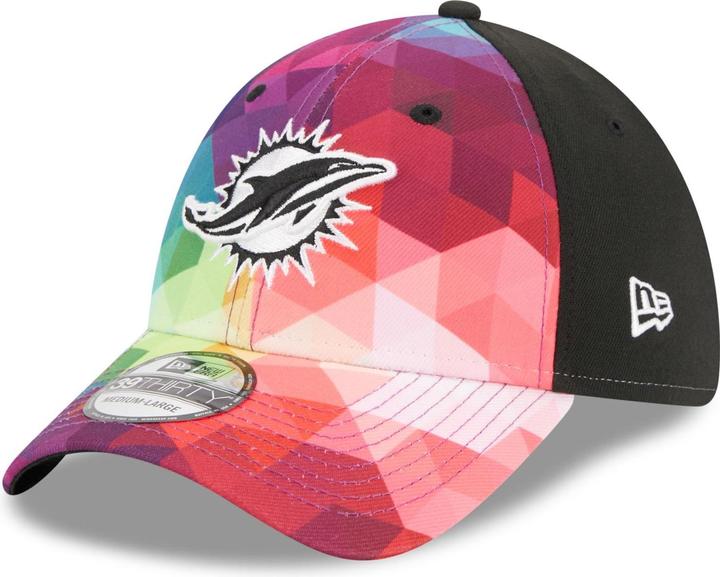Actual product image New Era 39Thirty Cap - CRUCIAL CATCH Miami Dolphins (XL)
