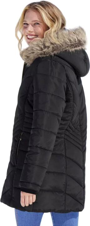 Immagine prodotto Atlas For Women Donna/Ladies Giacca imbottita con cappuccio in pelliccia sintetica idrorepellente (L)