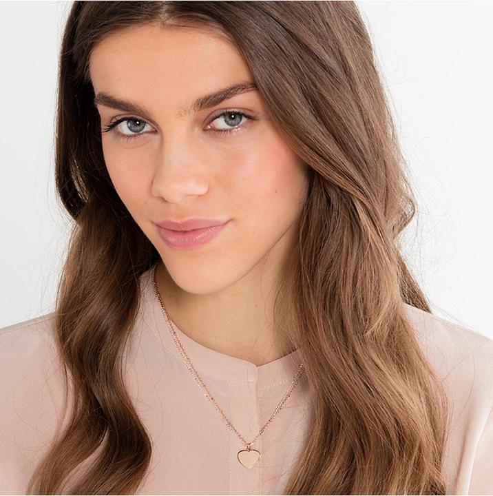 Produktbild Thomas Sabo Kette Herz (750er Roségold Vergoldung, 925er Silber, 40 - 45 cm)
