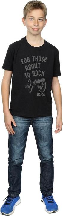 Actual product image AC/DC Boys For Those About To Rock Cannon T-Shirt (152, 158)