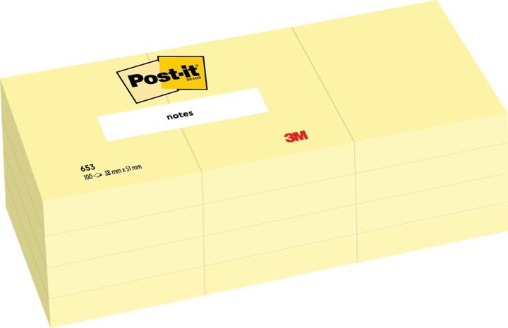 Produktbild Post-it 653y (38 x 51 mm)