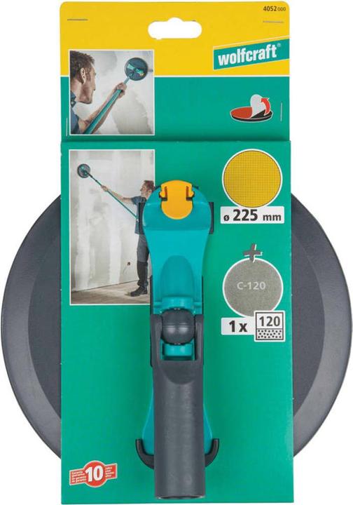 Produktbild wolfcraft wolfcraft 1 Rundschleifer-Set Gipsk. 3-tlg. Ø225mm (120)