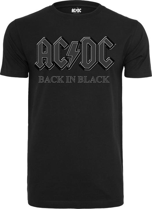 Actual product image Merchcode ACDC Back In Black Tee - 7068 (4XL)
