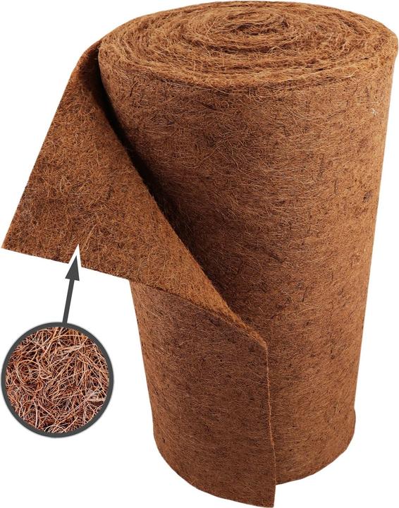 Immagine prodotto Aquagart 30m Kokosmatte Winterschutz Böschungsmatte Kokosfasermatte 800g/m² 0,25m breit