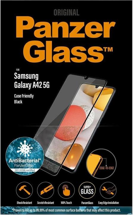 Actual product image PanzerGlass Edge-to-Edge (1 Piece, Samsung Galaxy A42 5G)