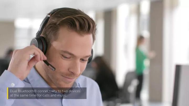 Image du produit Jabra Evolve 75 SE UC Duo + Link 380 (Sans fil, USB-A)