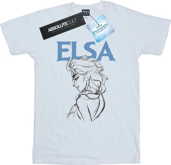Image du produit Disney - T-shirt FROZEN ELSA PROFILE SKETCH - Femme (4XL)