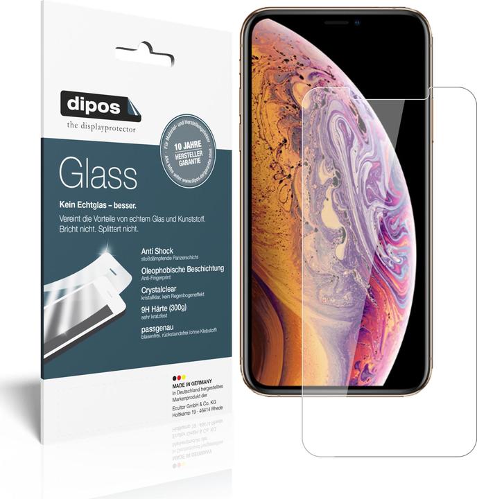 Produktbild Dipos Displayschutz Anti-Shock (2 Stück, Apple iPhone XS)