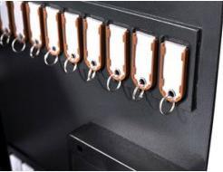 Productafbeelding pavo Hoge veiligheidssleutelkluis grijs met 100 haken elektronisch slot