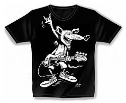 Produktbild Rock You T-Shirt schwarz Bass Rat L (L)