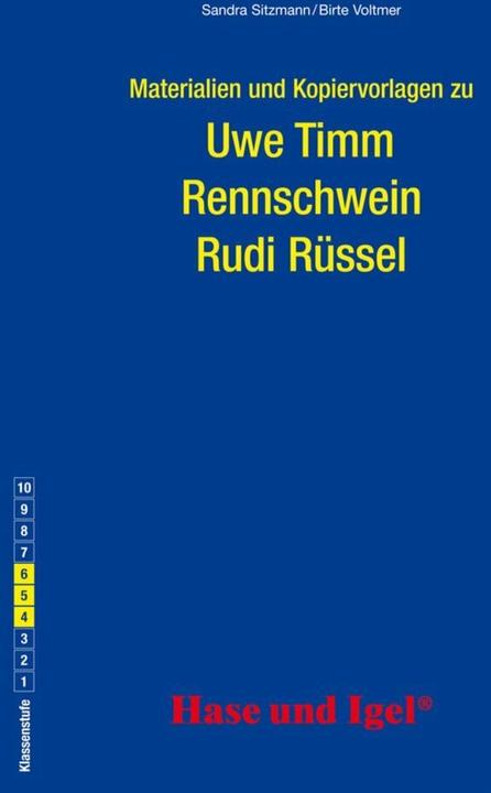 Produktbild Rennschwein Rudi Rüssel. Begleitmaterial (Deutsch, Sandra Sitzmann, Birte Voltmer, 2012)