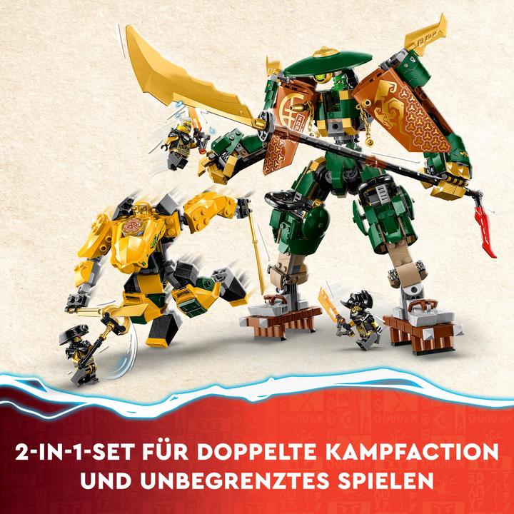 Produktbild LEGO Lloyds und Arins Training-Mechs (71794, LEGO Ninjago)
