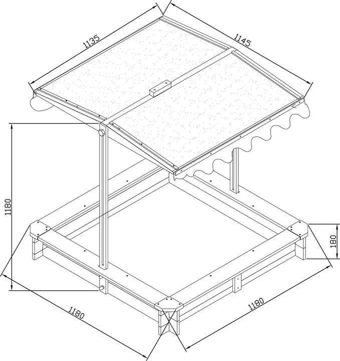 Actual product image Axi Lily with roof