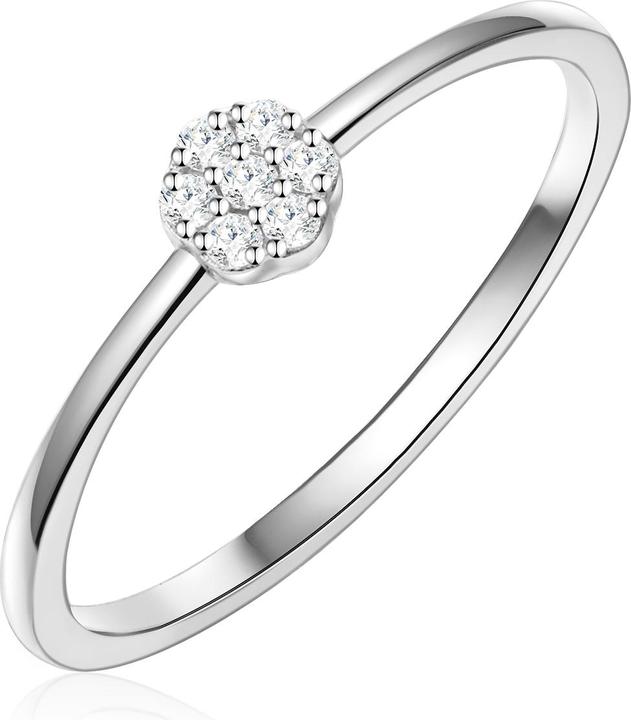 Actual product image Lulu & Jane Ladies ring brass - 35240 (58)