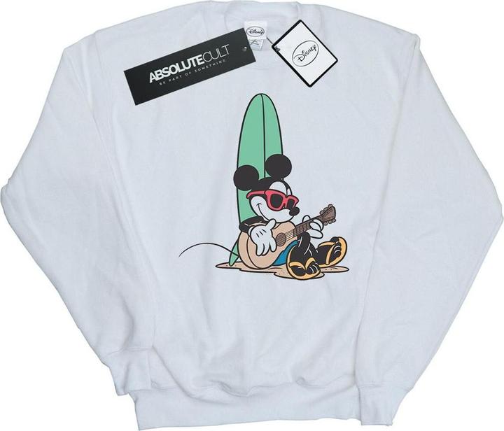 Actual product image Disney Mens Mickey Mouse Surf And Chill Sweatshirt (XL)