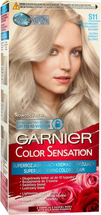 Garnier Color Sensation Hair Dye S11 Pedeary Ultra-Brightond (S11 Smoky Ultrahellblond)