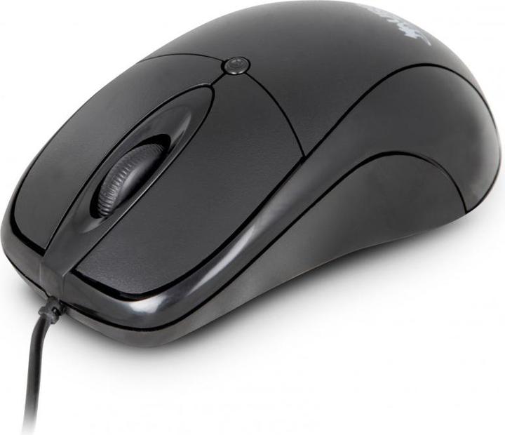 Produktbild Urban Factory Big Crazy Mouse Maus Beidhändig USB Typ-A Optisch 800 DPI (Kabelgebunden)