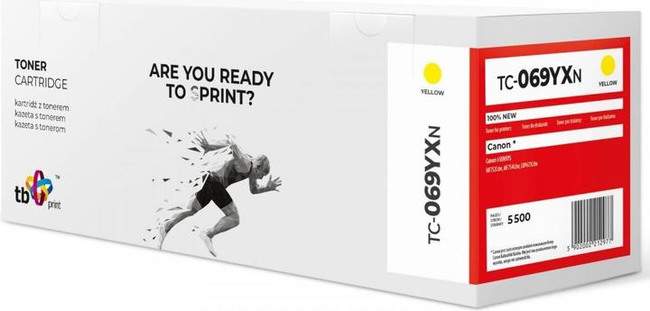 Image du produit Toner do Canon MF752 CRG069H TC-069YXN Żółty 100% nowy