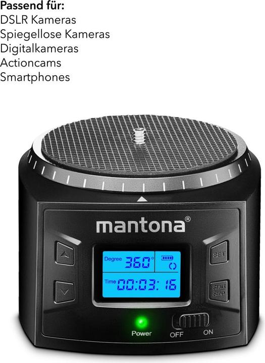 Image du produit mantona Turnaround 360 Advanced 3 (Tête panoramique)
