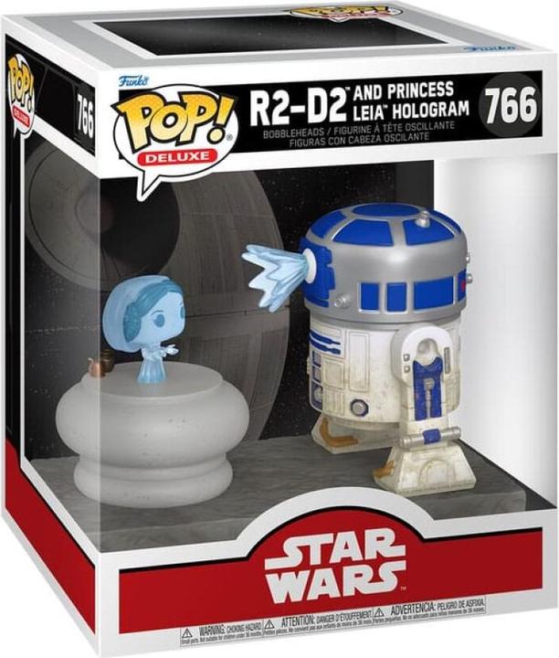 Actual product image Funko Star Wars - 766 - R2D2 & Leia's hologram Movies