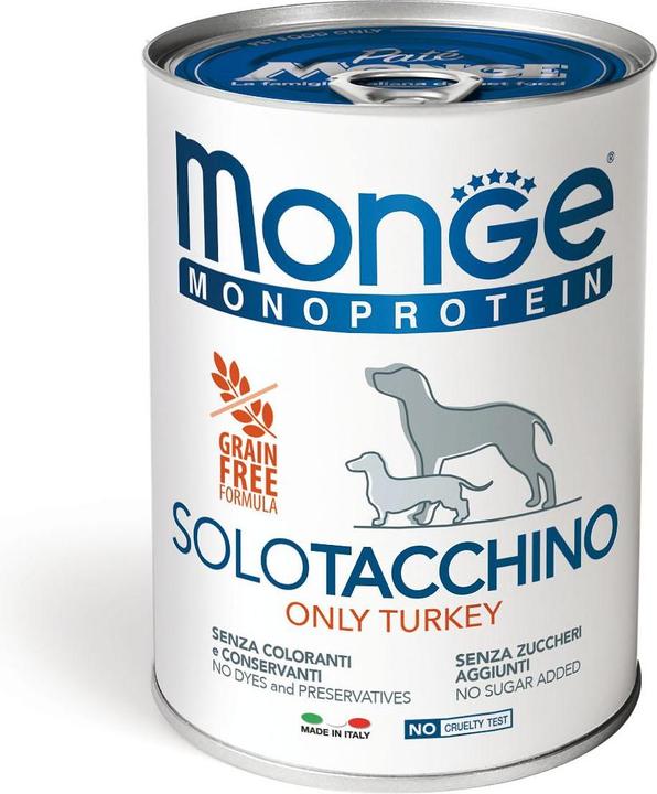 Image du produit Monge Monoprotéine SOLO Dog, dinde (Adulte, 24 pcs, 400 g)