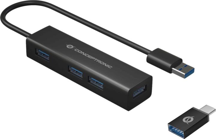 Actual product image Conceptronic Usb-Hub (USB-C, 4 Ports)